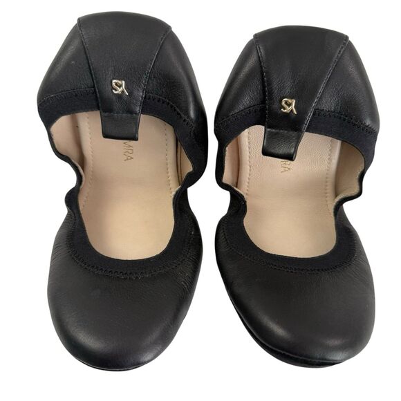 Yosi Samra Samara Black Ballet Foldable Flats Women Size 7 - Picture 1 of 7